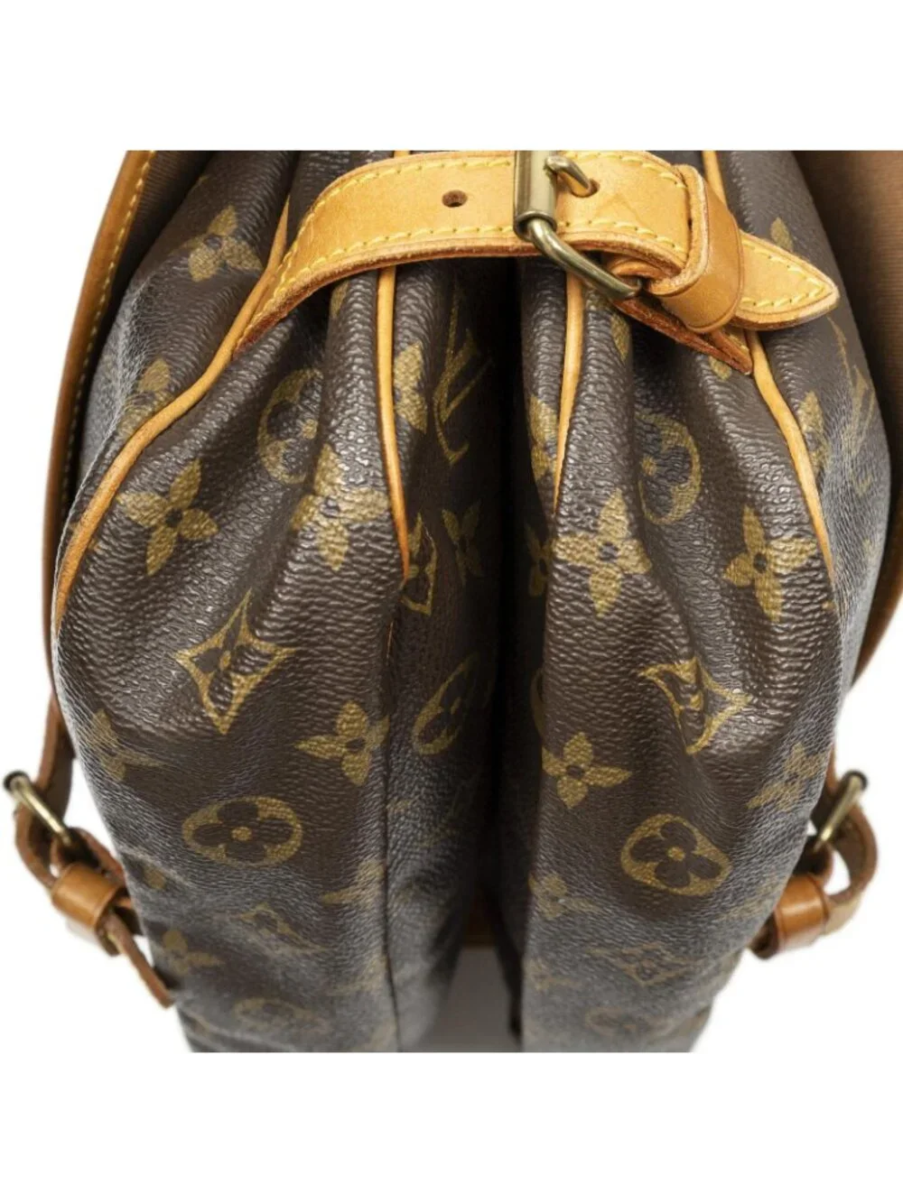 Louis Vuitton Saumur Brown Monogram Canvas Crossbody